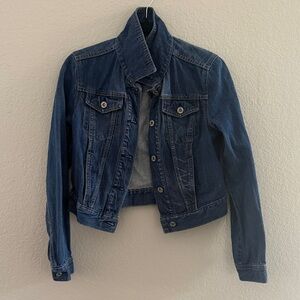 a.n.a Dark Blue Jean Jacket